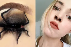 15 Ide fashion ini absurd abis, ada bibir berbulu