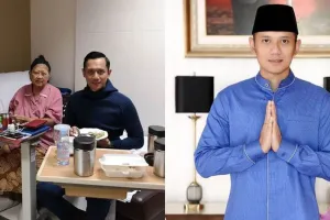 7 Potret AHY temani Ani Yudhoyono di rumah sakit, penuh kasih