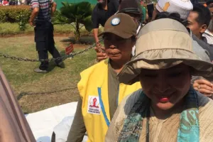 Titiek Soeharto ikut dalam aksi massa sidang putusan MK