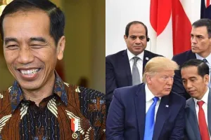 Foto bareng pemimpin dunia KTT G20, kancing jas Jokowi jadi sorotan