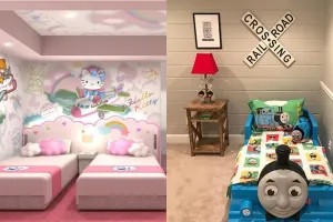 15 Desain ruang kamar tidur tema kartun, ada Frozen hingga Doraemon