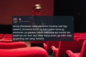 Sering diremehkan saat bekerja, curhat pelayan bioskop ini viral