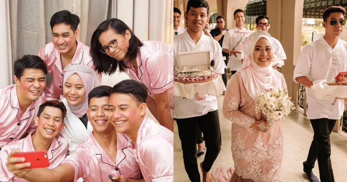 Cewek ini nikah didampingi bridesmaid cowok, alasannya tak terduga