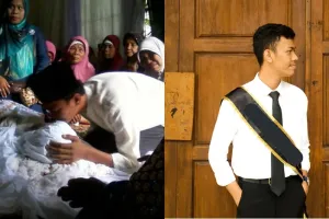 Curhat haru pria kenang almarhum ibunya jelang sidang skripsi