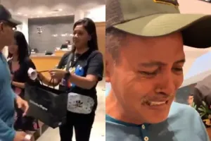 Momen cewek hadiahi ayah sepatu impian saat ultah ini bikin haru