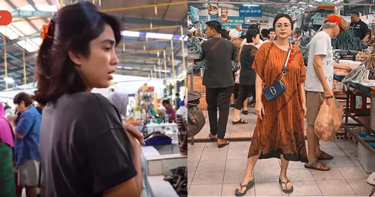 Gaya 8 seleb cantik saat ke pasar, sederhana dan simpel