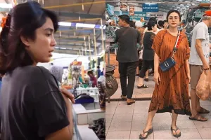 Gaya 8 seleb cantik saat ke pasar, sederhana dan simpel