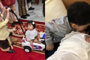 10 Momen kedekatan Jan Ethes dan Sedah Mirah, gemesin abis