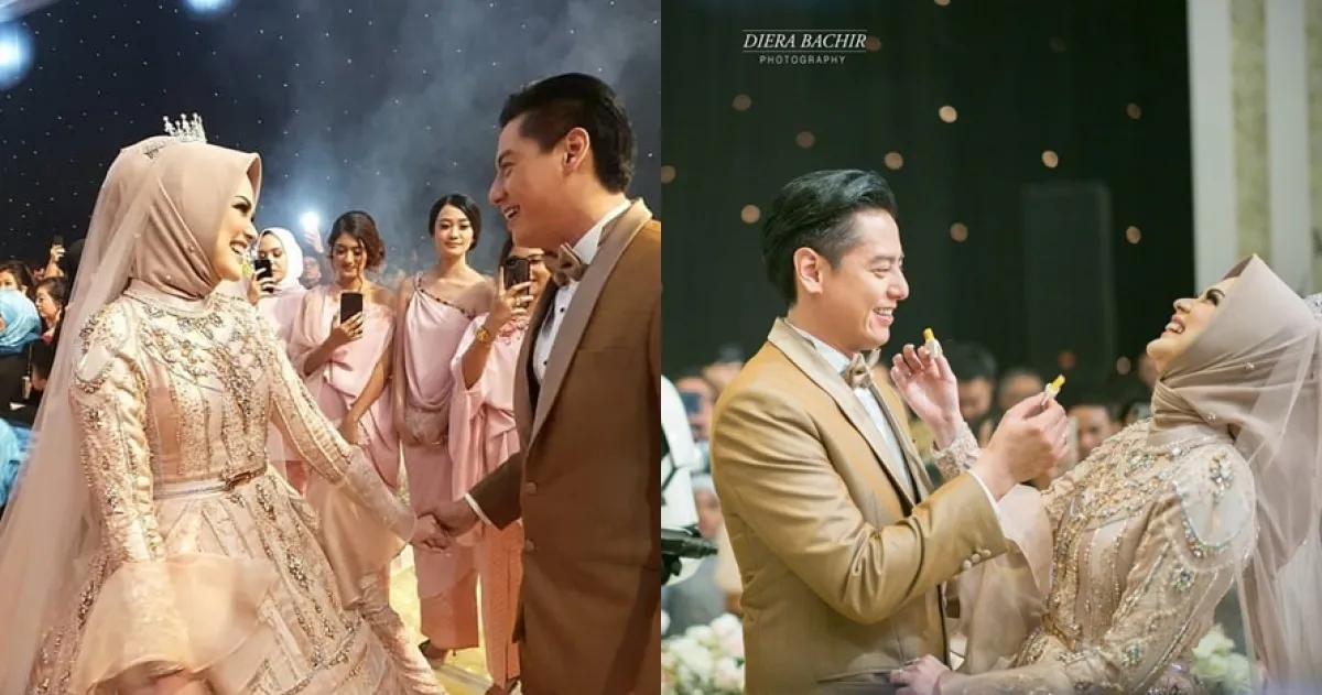 12 Momen pesta resepsi Cut Meyriska & Roger Danuarta, ada Star Wars