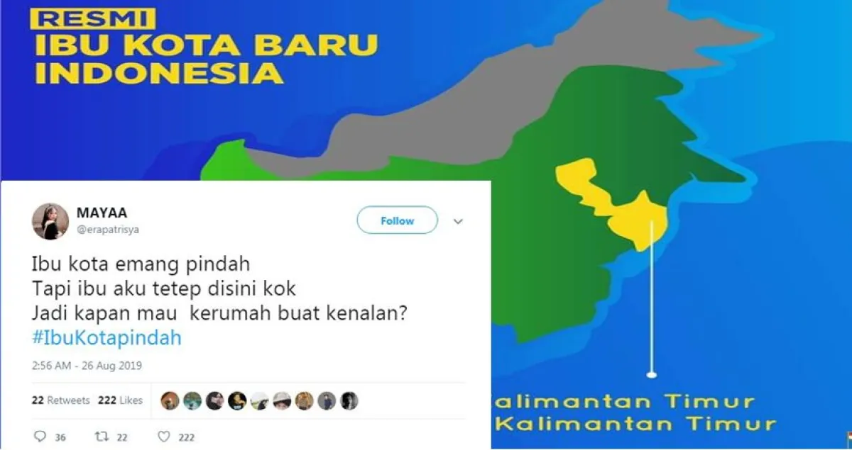 10 Cuitan lucu tanggapi ibu kota pindah, isinya malah curhat