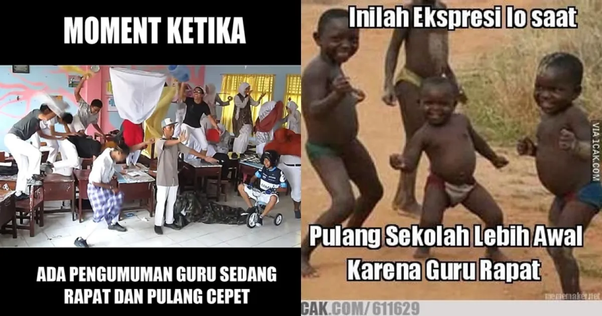 8 Meme lucu saat pulang sekolah cepat ini bikin ngakak nostalgia