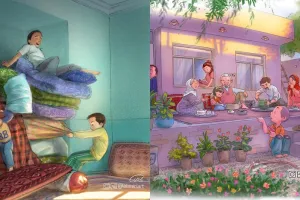 10 Ilustrasi ini gambarkan serunya hidup tanpa gadget di masa kecil