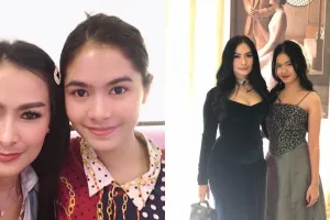 7 Potret kebersamaan Iis Dahlia dengan putrinya, bak saudara kembar