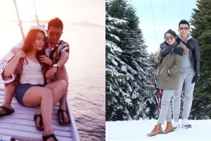 11 Potret liburan adik Ayu Ting Ting dan pacar, mesra abis