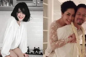 Momen pelukan mesra Lulu Tobing & suami usai nikah, curi perhatian