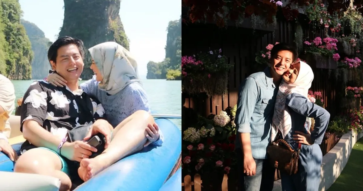 Momen Roger Danuarta berikan kecupan untuk Cut Meyriska, bikin baper