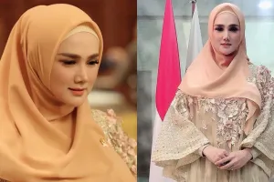 Gaya hijab Mulan Jameela saat kerja ini tuai sorotan