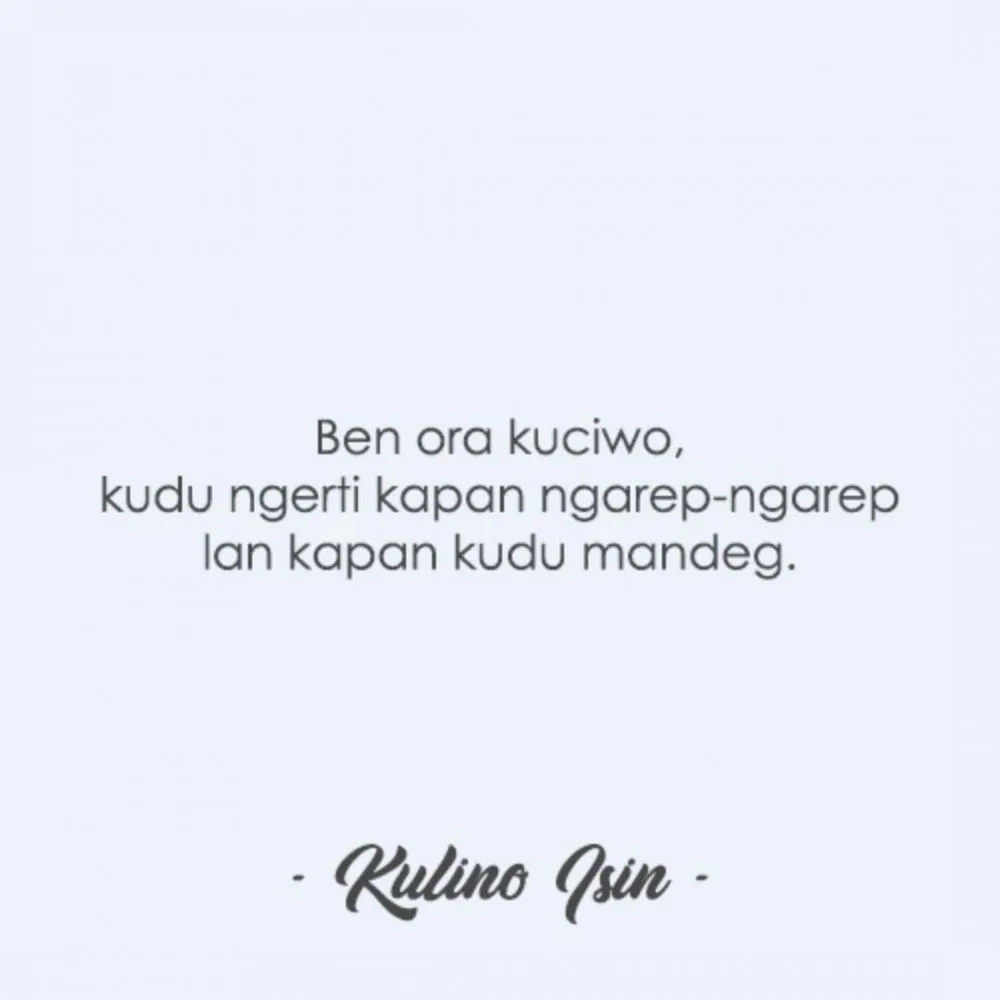 105 Kata-kata mutiara bahasa Jawa © 2021 brilio.net 105 Kata-kata mutiara bahasa Jawa © 2021 brilio.net