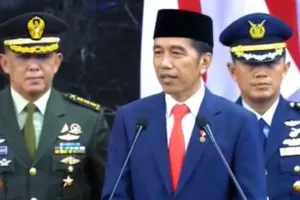 Resmi dilantik, Jokowi tutup pidato dengan peribahasa Bugis
