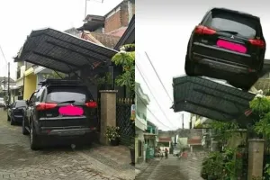 7 Meme lucu kanopi garasi yang makan jalan ini bikin ngakak