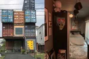 10 Potret isi rumah yang dibangun dari 11 kontainer, artsy abis