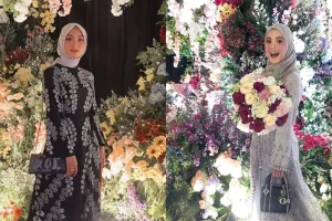 6 Cara memakai jilbab segi empat untuk resepsi