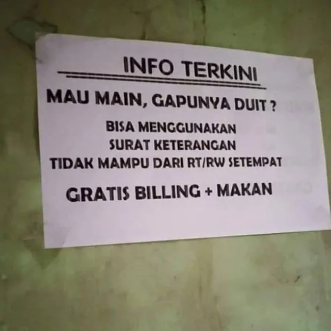 peringatan di warung bikin kesal pelanggan Istimewa peringatan di warung bikin kesal pelanggan Istimewa