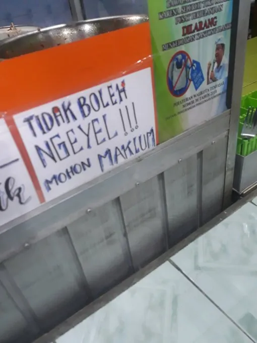 peringatan di warung bikin kesal pelanggan Istimewa peringatan di warung bikin kesal pelanggan Istimewa