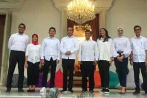 Jokowi umumkan 12 nama staf khusus, 7 dari kalangan milenial