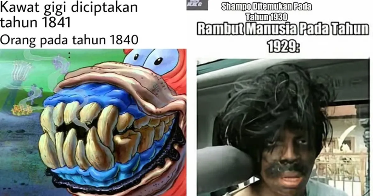 10 Meme lucu 'sebelum ditemukan' ini bikin ngakak parah