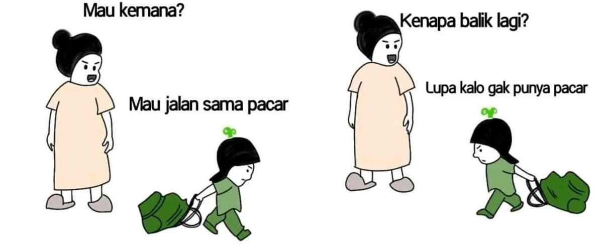 10 Meme lucu 'mau ke mana' ini receh banget, tapi bikin ngakak