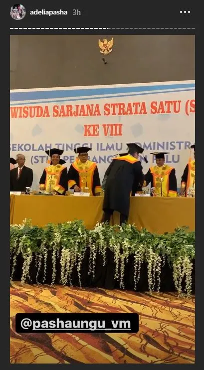 Momen wisuda Pasha Unggu Instagram Momen wisuda Pasha Unggu Instagram