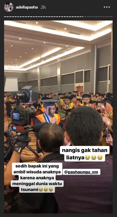 Momen wisuda Pasha Unggu Instagram Momen wisuda Pasha Unggu Instagram