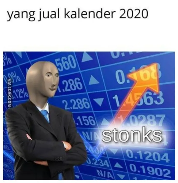 meme lucu hari pertama 2020 © 2020 1cak.com