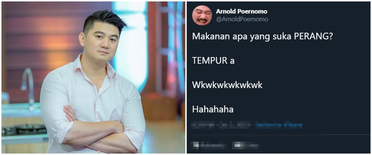 10 Tebak-tebakan lucu ala Chef Arnold, receh abis