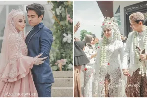 10 Momen pernikahan Thya Sethya, mantan gadis ring MMA yang hijrah