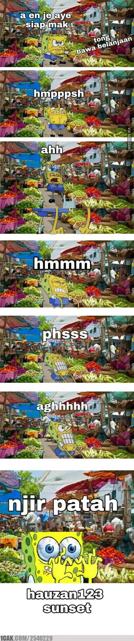 meme emak pas belanja berbagai sumber