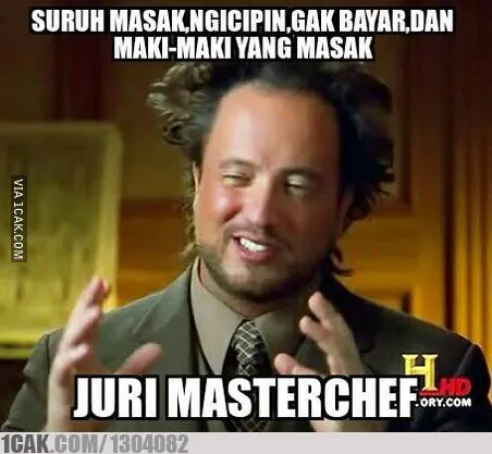 meme kontestan MasterChef berbagai sumber