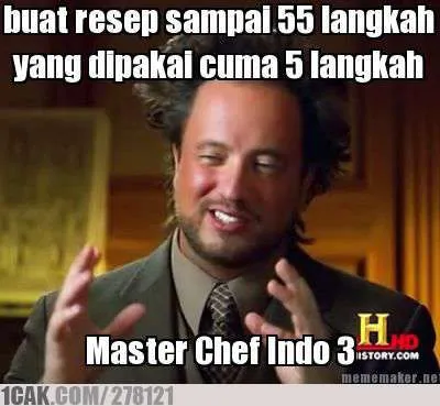 meme kontestan MasterChef berbagai sumber