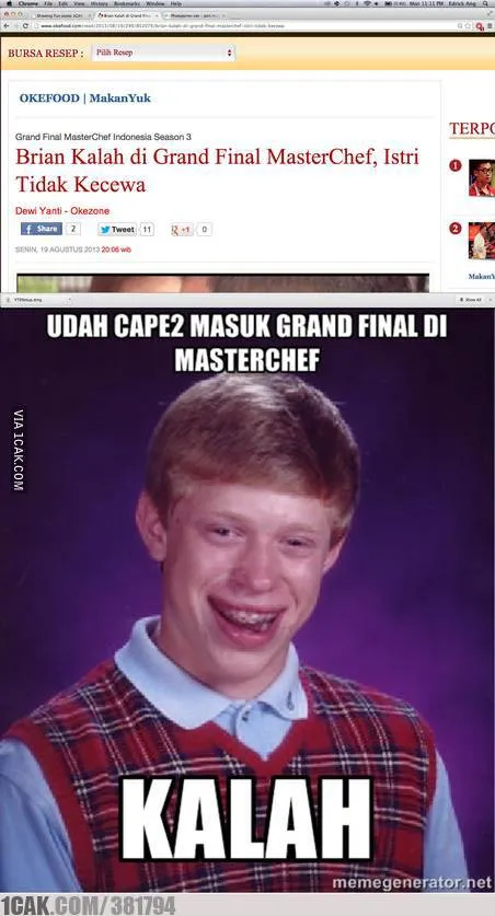 meme kontestan MasterChef berbagai sumber