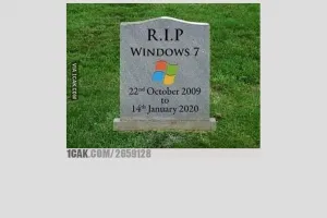 10 Meme perpisahan Windows 7 ini bikin senyum tapi sedih