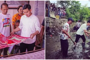 Jadi calon Wali Kota Solo, ini 6 potret Gibran Rakabuming blusukan