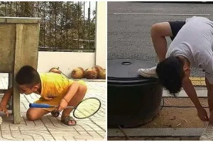 10 Potret lucu akibat lagi kurang fokus ini bikin pengen ketawa