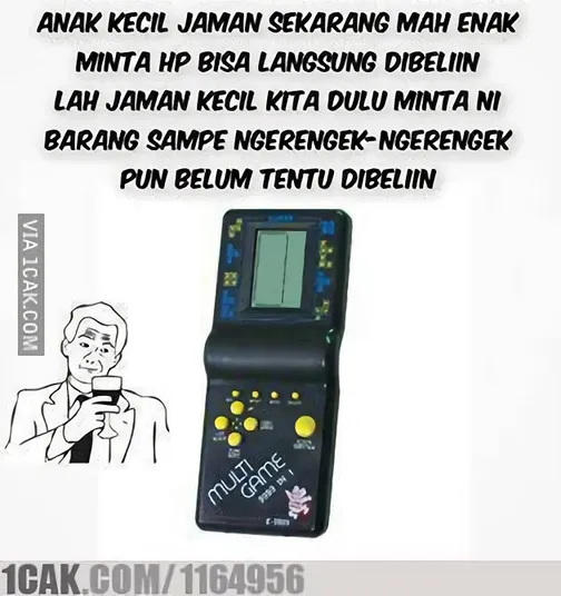 meme teknologi dulu vs kini © berbagai sumber