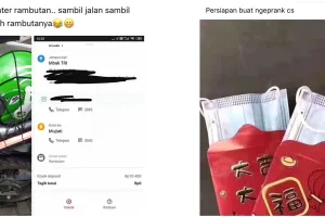 10 Potret kelakuan usil driver ojek online ini lucu banget