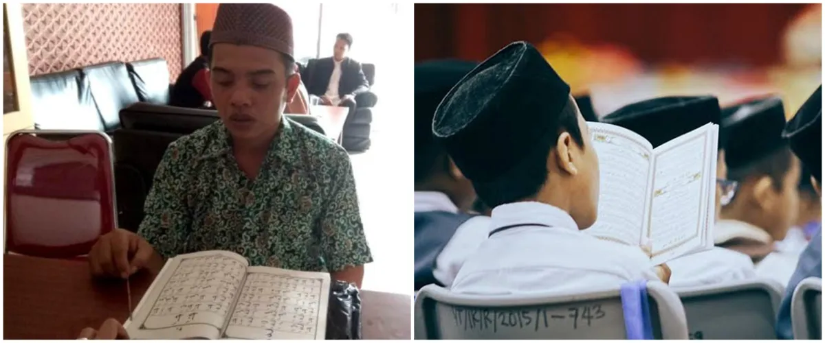 Semangat tukang cukur belajar ngaji ini bikin kagum