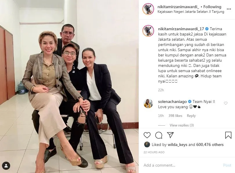 Nikita Mirzani sembunyikan anak  © 2020 brilio.net