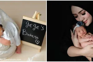 7 Gaya pemotretan newborn anak Yulita MasterChef, gemesin abis