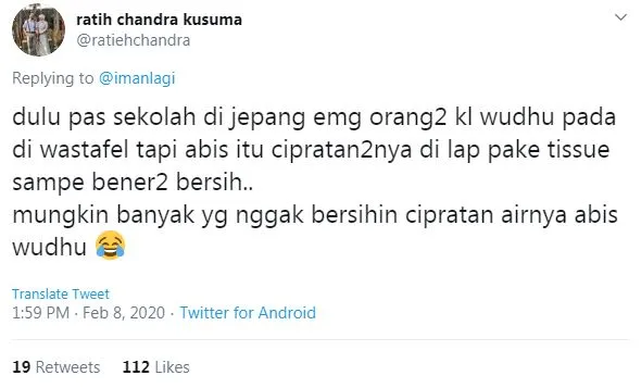 viral peringatan dilarang mencuci kaki di Jepang © 2020 twitter.com viral peringatan dilarang mencuci kaki di Jepang © 2020 twitter.com