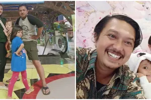 9 Potret kebersamaan Tisna TOP dan keluarga, harmonis